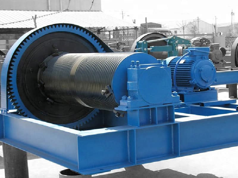 Slow Speed Electric Winch 50 Ton for Vietnam Bridge Component Installation