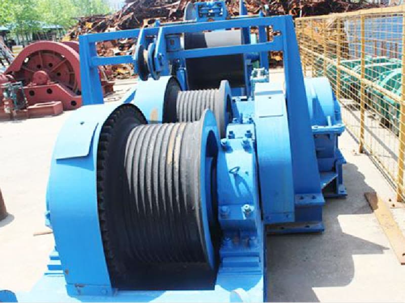 Electric Winch 40 Ton 1000m Rope for Indonesia Port Container Yard Expansion