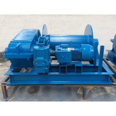 Electric Winch 80 Ton 2000m Rope for Thailand Highway & Overpass Construction