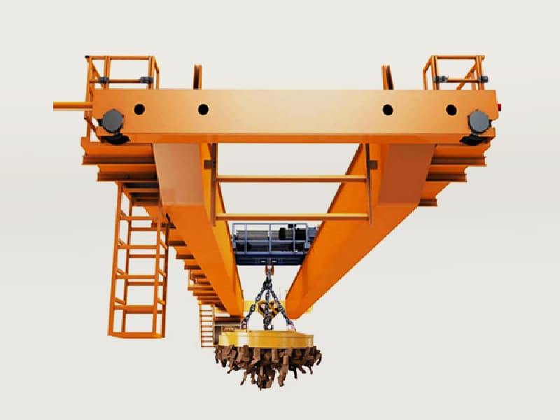 Double Girder Overhead Crane 6T 10.5m Span with Electromagnet for Thailand