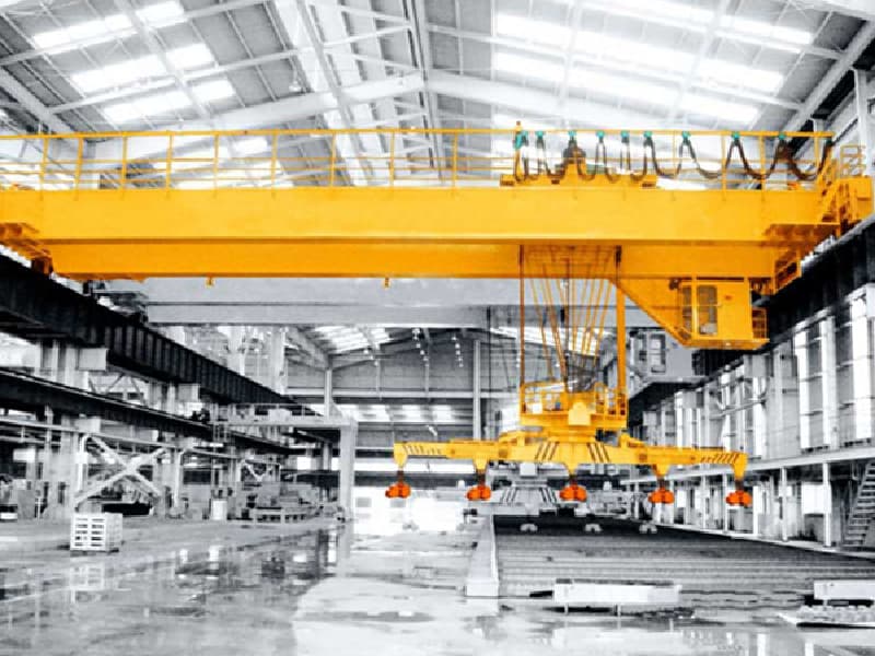 Double Girder Overhead Crane 6T 10.5m Span with Electromagnet for Thailand