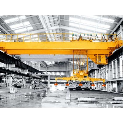 Double Girder Overhead Crane 16T 28m Span with Electromagnet for Philippines