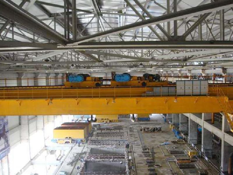 Double Girder Overhead Crane with Dual Trolleys 120T 30m Span for Indonesia