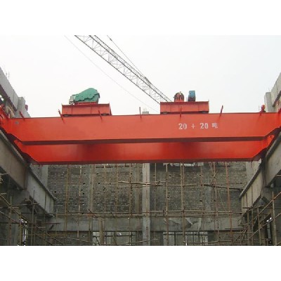 Double Girder Overhead Crane with Dual Trolleys 200T 32m Span for Vietnam