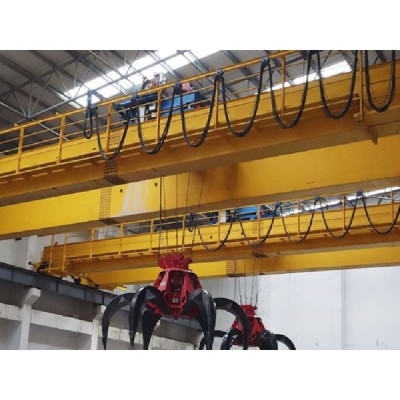 Grab Bucket Overhead Crane 5t, 6m Height for Bulk Material Handling in Thailand