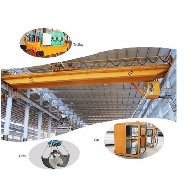 Grab Bucket Overhead Crane 15t for Abrasive Materials in Philippines