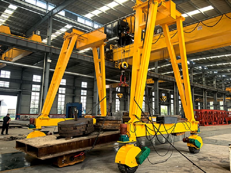 Maximum Capacity Portable Gantry Crane 50T, 4-Wheel Mobility for Philippine