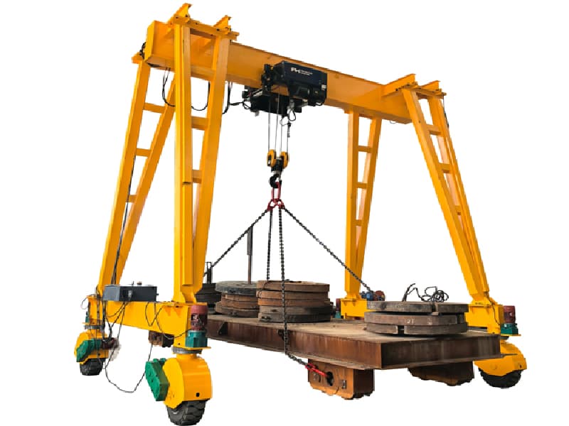 Maximum Capacity Portable Gantry Crane 50T, 4-Wheel Mobility for Philippine