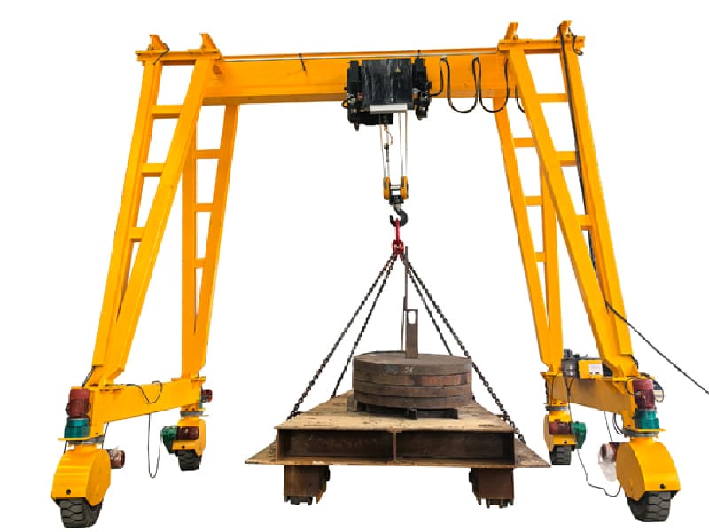 Portable Gantry Crane 10T with Adjustable Height for Versatile Use in Vietnam