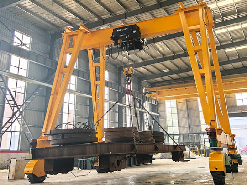 Maximum Capacity Portable Gantry Crane 50T, 4-Wheel Mobility for Philippine
