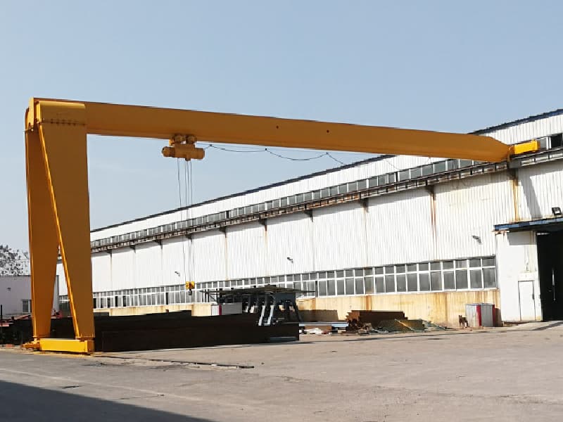 BMH Semi Gantry Crane 12T, Compact 3-10m Span Range for Tight Spaces