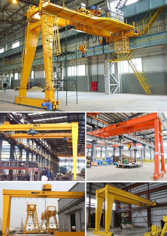 BMH Semi Gantry Crane 5T Capacity for Basic Warehouse Handling in Thailand