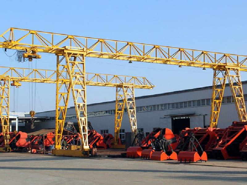 Single Beam Gantry Crane 3.2T with CD1 Hoist for Light Outdoor Tasks