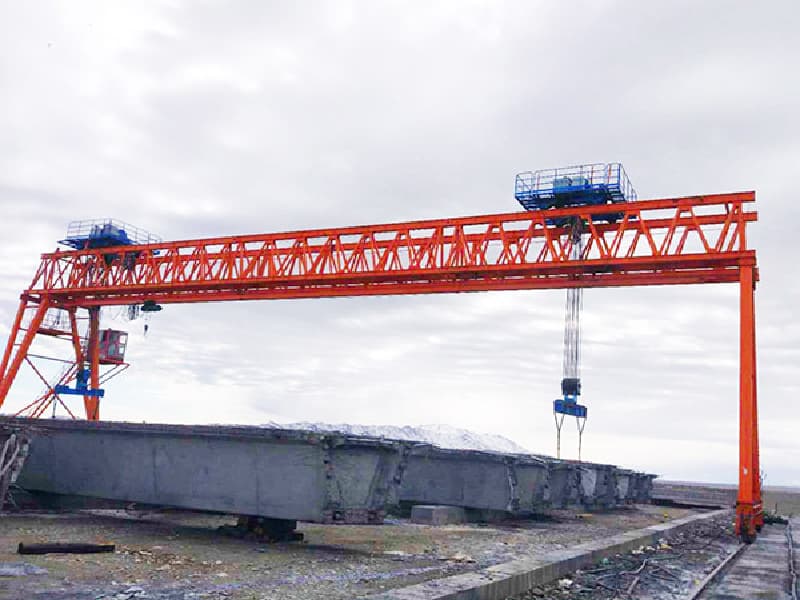 A5 Working Class MG Double Girder Gantry Crane 90T for Intensive Port Logistics