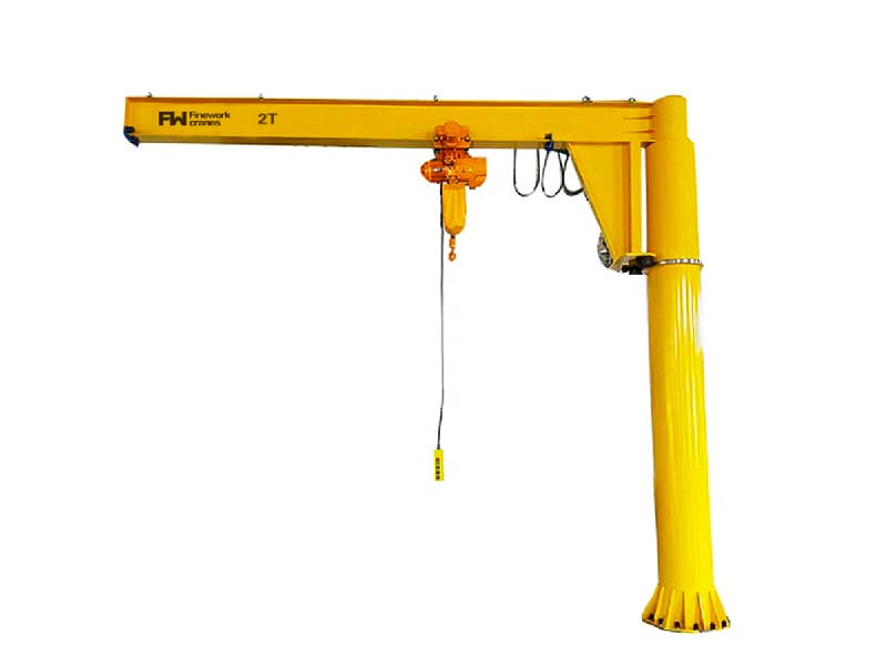 Durable Column Mounted Jib Crane 3T, 5m Radius for Lao Production Lines