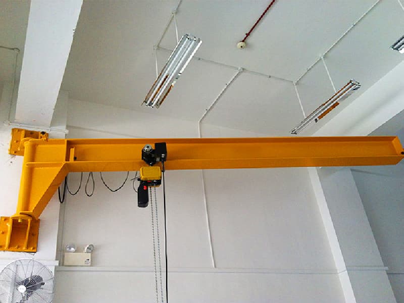 Custom 5T Wall Mounted Jib Crane for Shipbuilding Workshops in Vietnam