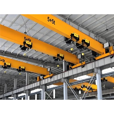 8-10 Ton Heavy-Duty Double Trolley System for Steel Yard Operations in Oman