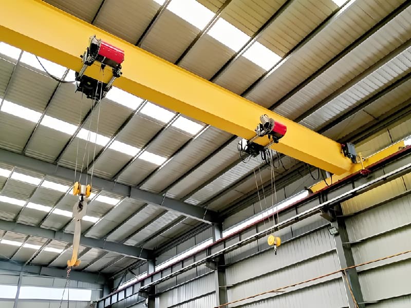 8-10 Ton Heavy-Duty Double Trolley System for Steel Yard Operations in Oman