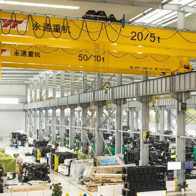 10T Dual Trolley Crane with Independent Controls for Saudi Arabian Steel Shops