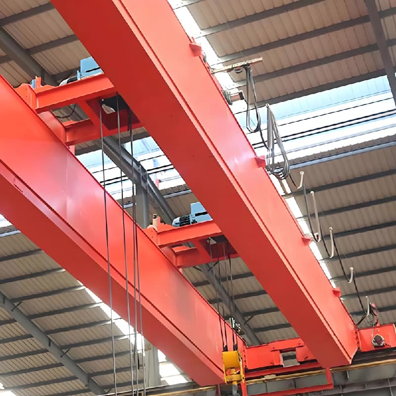 10T Dual Trolley Crane with Independent Controls for Saudi Arabian Steel Shops