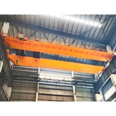 Heavy-Duty 50T (25+25T) Double Trolley Crane for Portside Operations in Oman