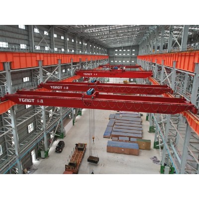10 Ton Double Girder EOT Crane, 18m Span, High Lifting Height