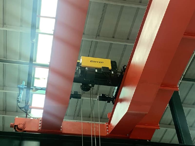 50 Ton Double Girder EOT Crane, 30m Span, Heavy Port Duty