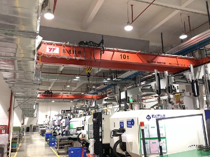 50 Ton Double Girder EOT Crane, 30m Span, Heavy Port Duty