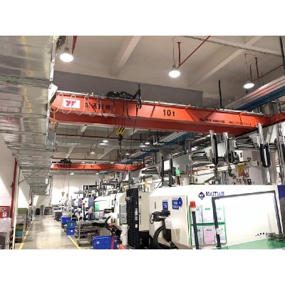 25 Ton Double Girder EOT Crane, 27m Span, 3-Phase Motor