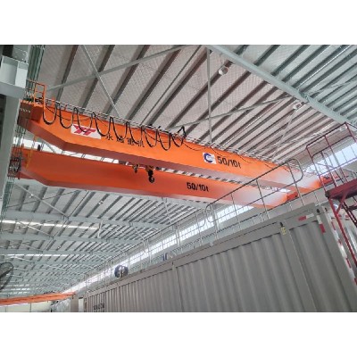 35 Ton Double Girder Overhead Crane with Double Hook, 12m Span