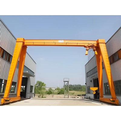 8 Ton MHO European Single Girder Gantry Crane, 18m Span, for Docks & Ports
