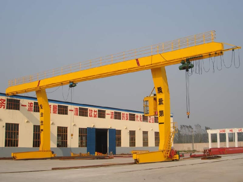 3 Ton MDG Single Girder Gantry Crane, 9m Span, Compact Yard Solution