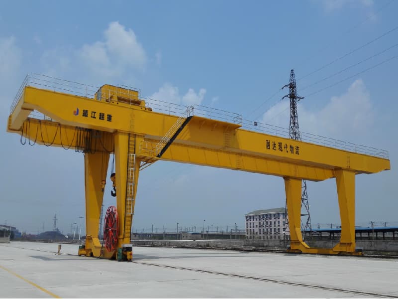 32 Ton Double Girder Electric Hoist Gantry Crane, 27m Span, 24m Lifting Height