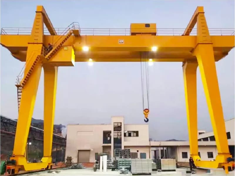 32 Ton Double Girder Electric Hoist Gantry Crane, 27m Span, 24m Lifting Height