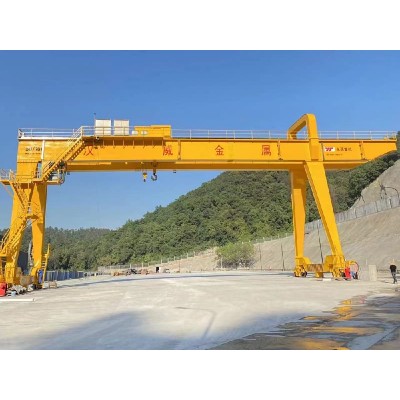 75/20 Ton Double Girder Gantry Crane Double Hook, 39m Span, 30m Lifting Height
