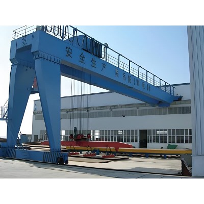 5 Ton Electromagnetic Semi-gantry Crane, 18m Span, 6m Lifting Height