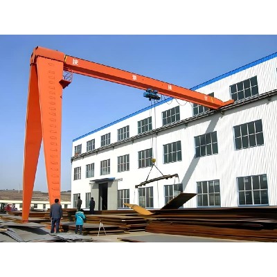 16 Ton Electromagnetic Semi-gantry Crane, 30m Span, 15m Lifting Height