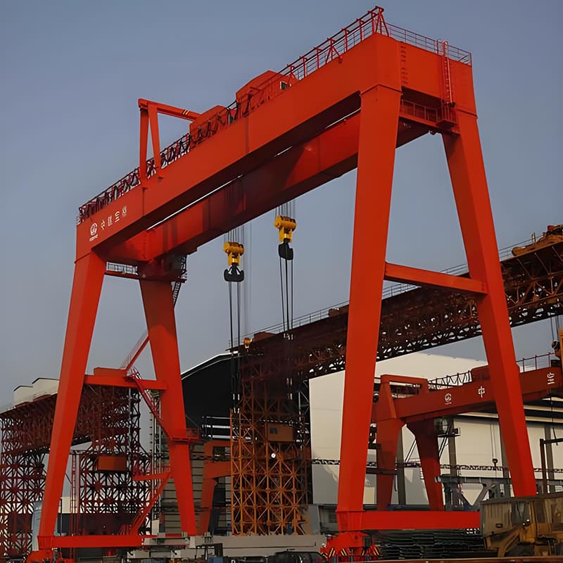 ME 5 Ton Double Trolley Gantry Crane, 18m Span, 6m Lifting Height