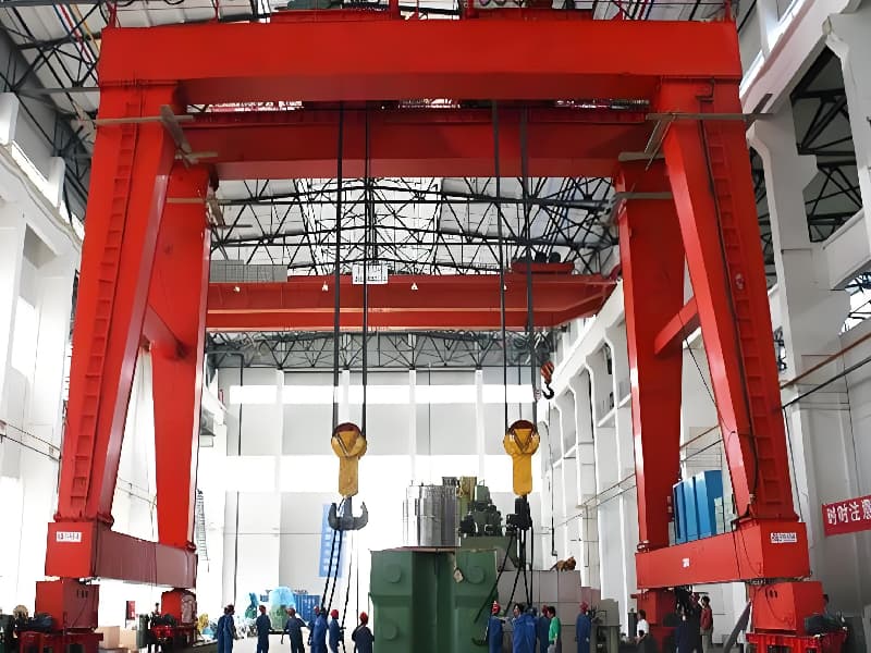 ME 5 Ton Double Trolley Gantry Crane, 18m Span, 6m Lifting Height