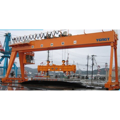 10 Ton Electromagnetic Gantry Crane, 24m Span, 12m Lifting Height