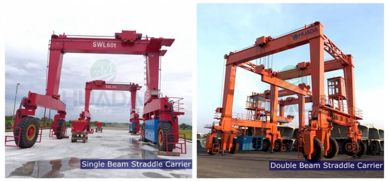 SC-120 120 Ton Straddle Carrier for Harbor and Dock Operations in Vietnam