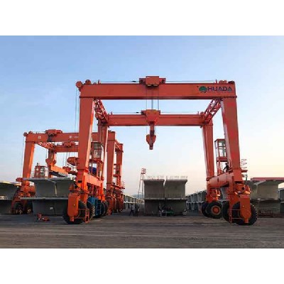 SC-150 150 Ton Heavy-Duty Straddle Carrier for Casting Yards in Vietnam