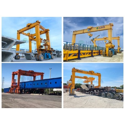 40 Ton Automated Straddle Carrier (AutoStrad) for Port Terminal in Singapore