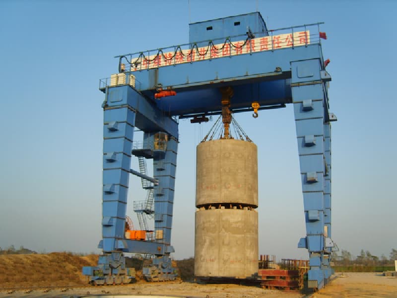 70 Ton Double Girder Gantry Crane for Extreme Duty, 50M Span
