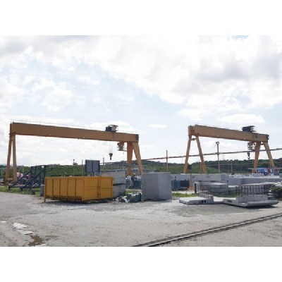 70 Ton Double Girder Gantry Crane for Extreme Duty, 50M Span