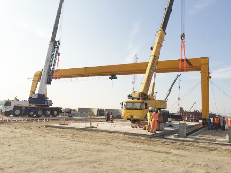 1 Ton Single Girder Gantry Crane, 8m Span, 6m Lifting Height