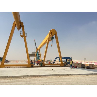 All-Temperature 10 Ton Single Girder Gantry Crane, 21m Span, 18m Lift