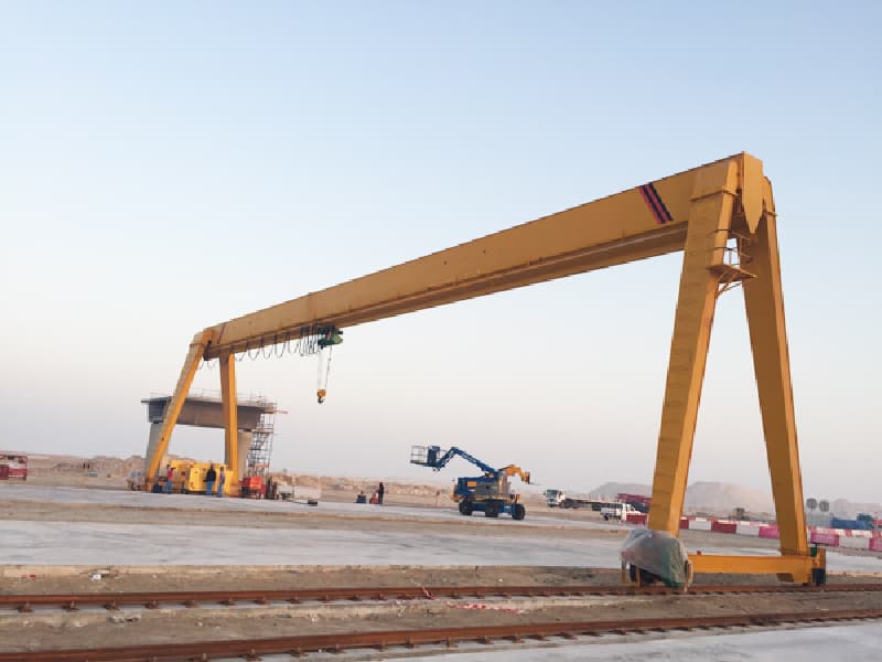 2 Ton Single Girder Gantry Crane, 12m Span, 12m Lifting Height