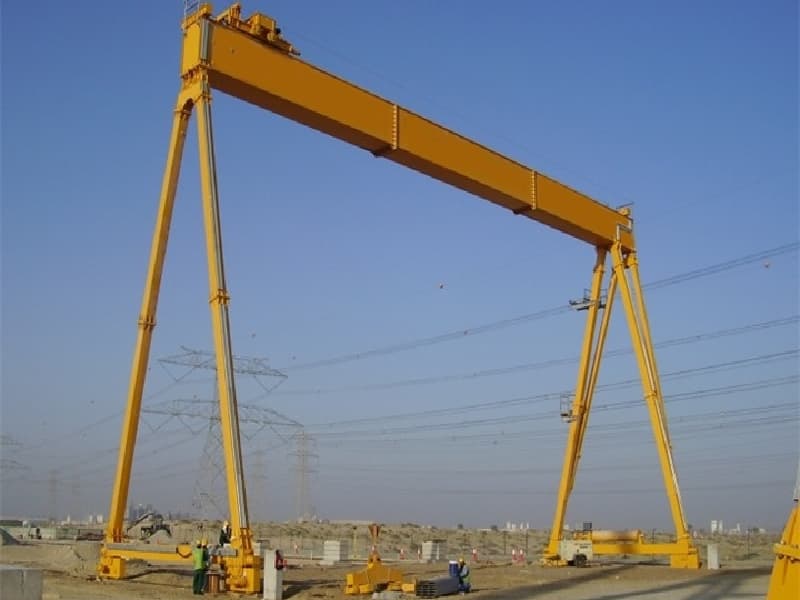 2 Ton Single Girder Gantry Crane, 12m Span, 12m Lifting Height