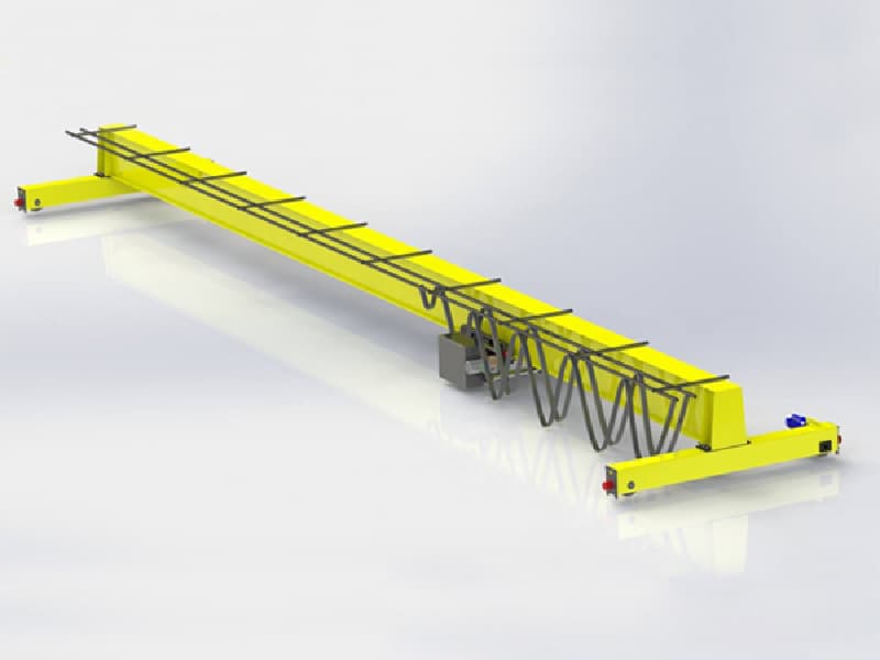 15 Ton Single Girder Overhead Crane, 24m Span, 16m Lifting Height